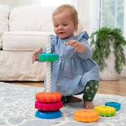 Rainbow Spinning Stacker Toy