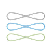 8-Shaped Silicone Resistance Band with Massage Grip