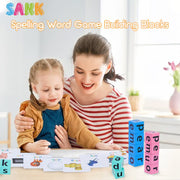 Wooden Letter Spelling Blocks