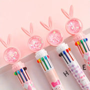 10 Color Cartoon Rabbit Pens🐰