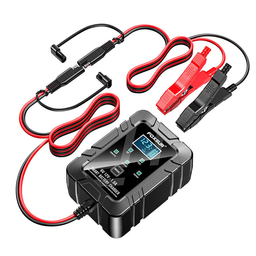 🛡Advanced 6V/12V Intelligent Auto Recognition Tech