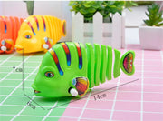Wind-Up Wiggle Fish Toy