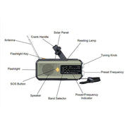 🥳2026 HOT SALE🥳 50% OFF!🔥Solar Hand-Crank Emergency Weather Radio