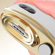 💅2-IN-1 ELECTRIC NAIL KIT - Rechargeable & Waterproof, Professional Manicure/Pedicure Set with 6 Attachments for Home Use 🏠🔧