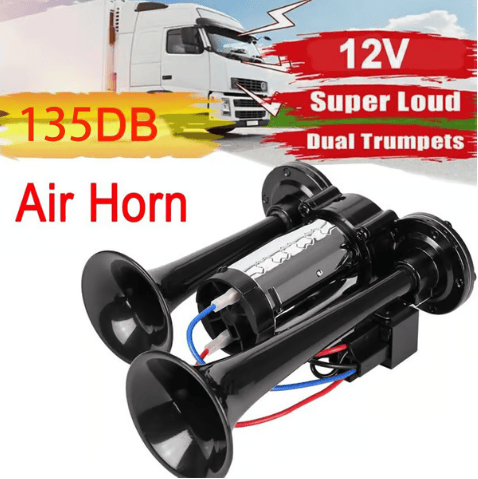 🚨135dB Super Loud 12V Train Air Horn – Safe, Durable & Easy Install! 🚛🎺
