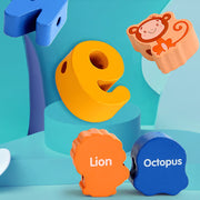 Wooden Lacing Beads for Kids