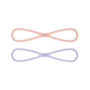 8-Shaped Silicone Resistance Band with Massage Grip