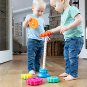 Rainbow Spinning Stacker Toy