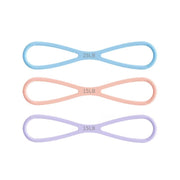8-Shaped Silicone Resistance Band with Massage Grip