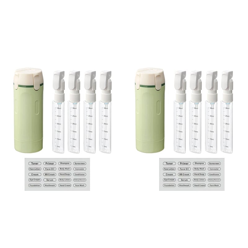 🔥4-in-1 Leakproof Rotatable Travel Dispenser Set