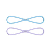 8-Shaped Silicone Resistance Band with Massage Grip