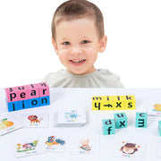 Wooden Letter Spelling Blocks