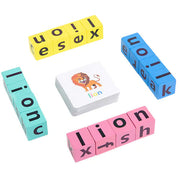 Wooden Letter Spelling Blocks
