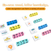 Wooden Letter Spelling Blocks