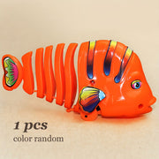 Wind-Up Wiggle Fish Toy