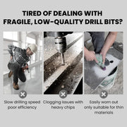🔥2026 Hot Sale🔥High-Strength 4-Flute Serrated Eccentric Drill Bit Kit