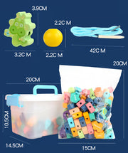 Wooden Lacing Beads for Kids