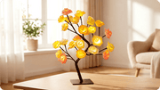 📢📢50% OFF！！⏰🌹Rose Flower Design Tree Night Light🌟