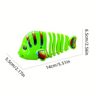 Wind-Up Wiggle Fish Toy