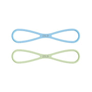 8-Shaped Silicone Resistance Band with Massage Grip