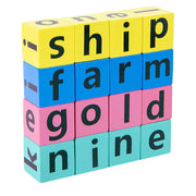 Wooden Letter Spelling Blocks