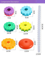 Rainbow Spinning Stacker Toy