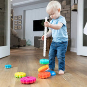 Rainbow Spinning Stacker Toy