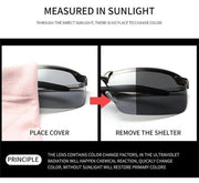 🥳2026 HOT SALE🥳💞50K+ SOLD!🕶️🌦️ Upgraded Photochromic Lenses 50% OFF! Anti-glare polarization meets smart light adaptation. A stylish, intelligent choice for your eyes. 💎😎