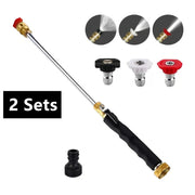 💦Garden Hose Nozzle High-Pressure Washer with 3 High-Pressure Nozzles
