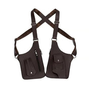 Premium Leather Adjustable Underarm Shoulder Bag for Men & Women