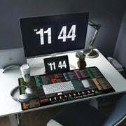 Stain-Resistant Anti-Slip Shortcut Desk Pad for Office